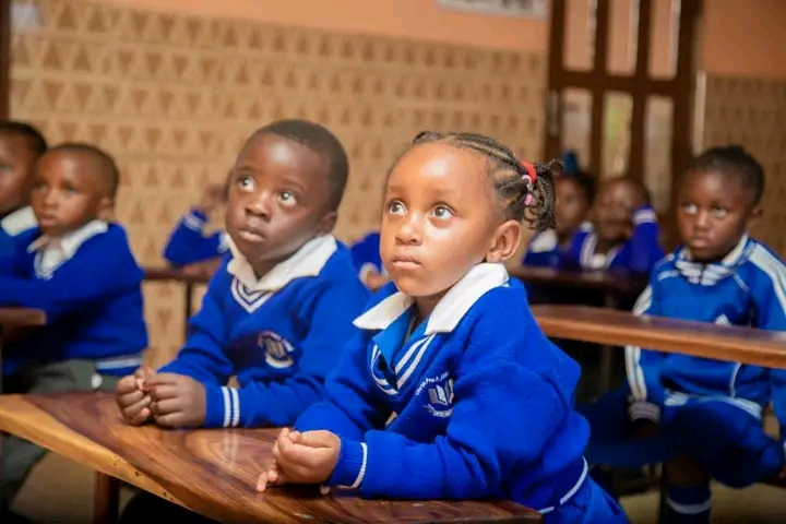 Pupils listening in the classroom